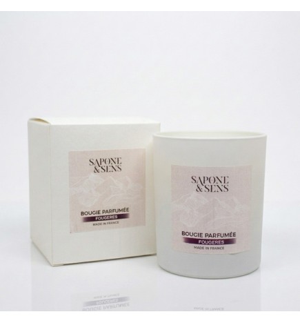 Fern scented candle