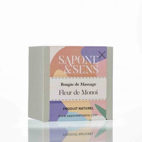 Monoi flower massage candle