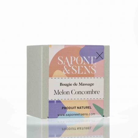 Meloen komkommer massage kaars