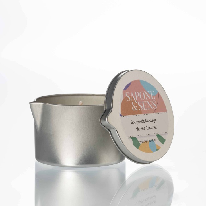 Bougie de massage Vanille Caramel