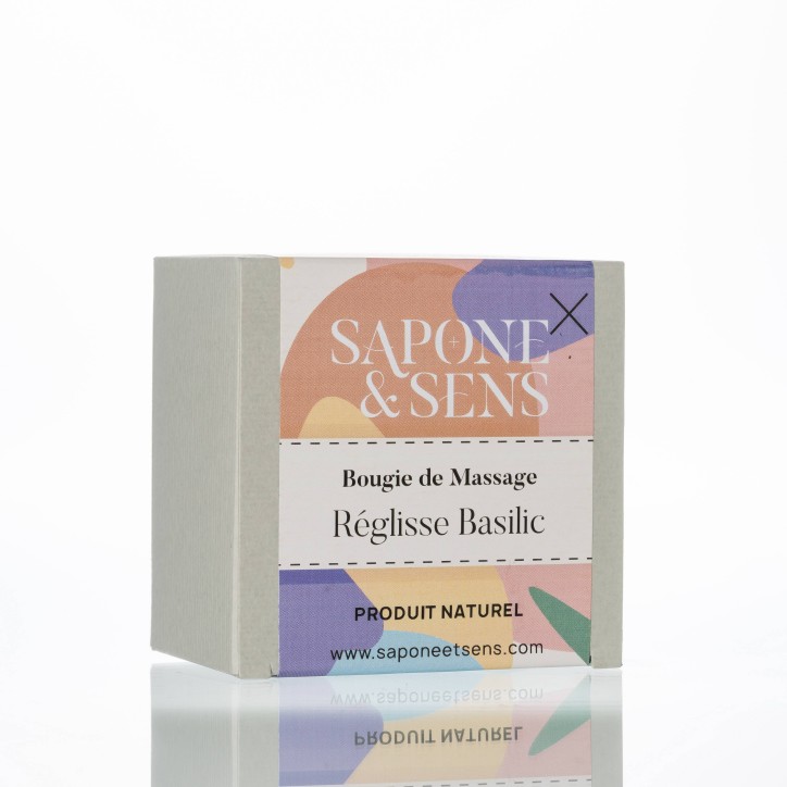 Basilicum Zoethout massagekaars