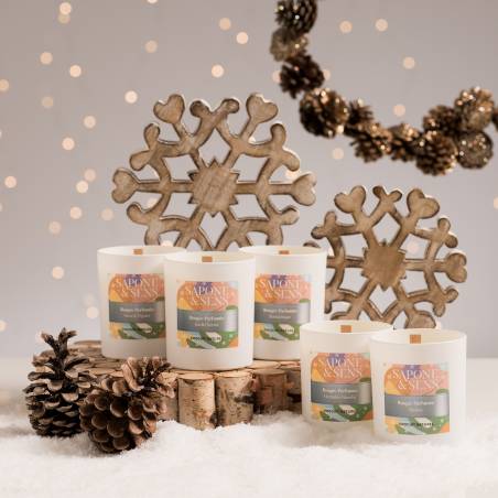 Vela perfumada de pan de jengibre