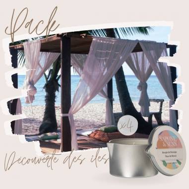 Valentine's Day Island Discovery Pack Massage candles