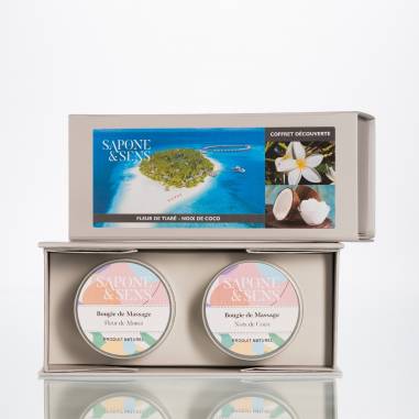 Massage box - Discovery of the Islands 2 massage candles