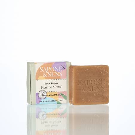 Pastilla de jabón mini supergraso de flor de monoi - Sapone & Sens