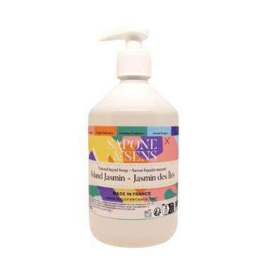 Sapone liquido naturale al gelsomino dell'isola - Sapone & Sens