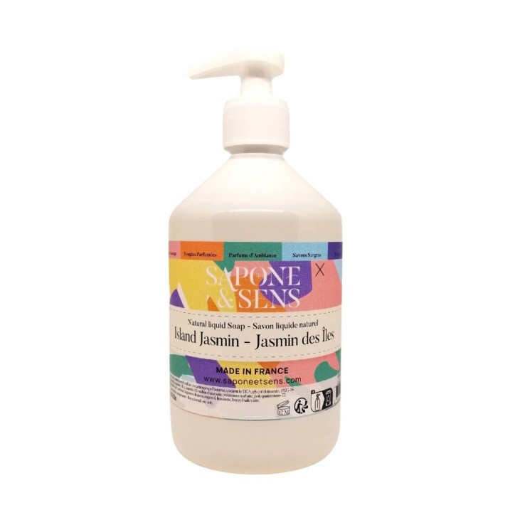 Savon liquide naturel Jasmin des îles