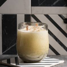 Yatch Day Anthracite Grey Gold Scented Candle - Sapone & Sens