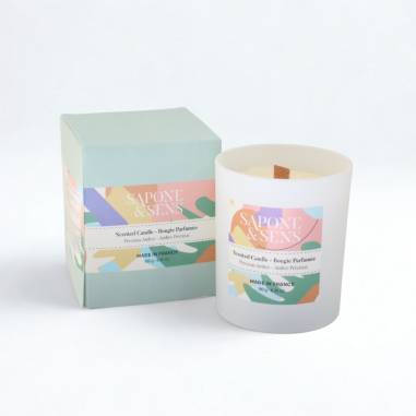 Amber geurkaars - Sapone & Sens