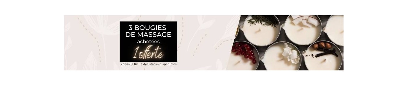 Buy 3 massage candles and get 1 free!